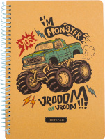 Блокнот А5 клітинка 80аркушів N9595 Буржуа