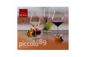 Набор бокалов для вина 890мл №7609 Piccolo 89 Rona 4шт
