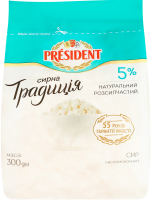 Творог 5% Творожная традиция President м/у 300г