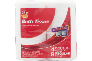 Ahold Bath Tissue Soft & Absorbent - 4 CT