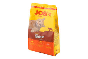 Корм сухий повнораціонний для дорослих котів Tasty beef JosiCat м/у 650г