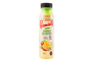 Йогурт 1.3% с подсластителем и витаминами Манго-маракуйя-киноа Energy booster Smart Food Premialle п/бут 290г