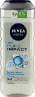 Гель для душа для тела, лица и волос 3в1 Pure іmpact Nivea Men 500мл