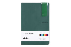 Блокнот Zequenz А5 зелений 100арк 1005461