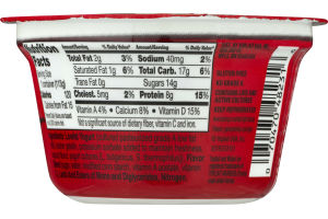 Yoplait Whips Greek 2% Milkfat Low Fat Yogurt Mousse Vanilla Cream