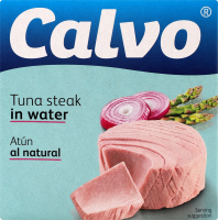 Тунець в розсолі стерилізований Calvo к/у 160г