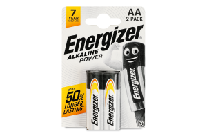 Батарейка АА 1.5V LR6 Alkaline power Energizer 2шт
