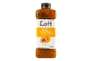 Наполнитель пастеризованный Манго-маракуйя с косточкой Loft п/бут 1.25кг