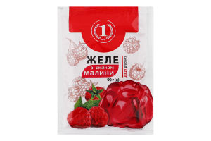 Желе зі смаком малини ТМ "1" м/у 90г