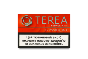 Виріб тютюновмісний для електричного нагрівання з фільтром Terea Summer Wave 20шт