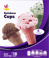 Ahold Rainbow Cups - 18 CT