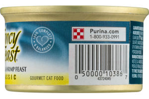 Fancy Feast Salmon & Shrimp Feast Classic Gourmet Cat Food
