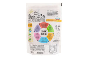 Сніданок сухий запечений Гранола з кокосом Good morning, Granola д/п 330г