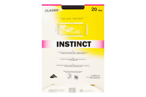 Колготки жіночі Instinct Classic 20den 6 bogi