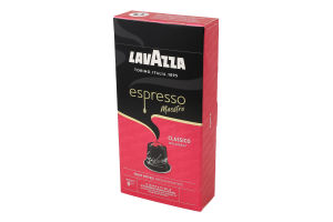 Кофе натуральный жареный молотый в капсулах Classico Espresso Lavazza к/у 57г