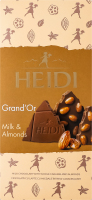 Шоколад молочный с цельным карамелизированным миндалем Grand’Or Heidi к/у 100г