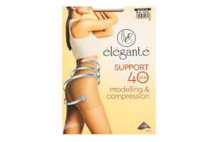 Колготки жіночі Elegante Support Modelling&Compression 40den 5 bronz