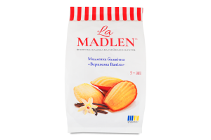 Мадленка бісквітна Вершкова ваніль La Madlen м/у 140г