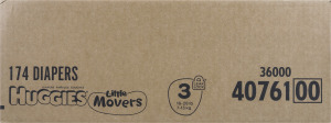 Huggies Little Movers Diapers Size 3 - 174 CT