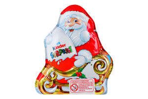 Шоколад фігурний молочний з молочним внутрішнім шаром та іграшкою Kinder Surprise м/у 75г