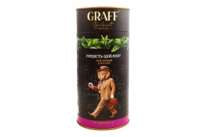 Чай черный байховый Гордость Цейлона Graff тубус 80г