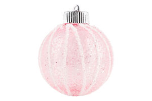 Прикраса ялинкова Куля смугаста 8см 833964