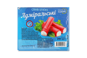 Палочки крабовые Адміральські охл в/у 200г