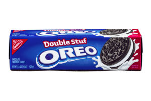 Oreo Double Stuf Chocolate Sandwich Cookies