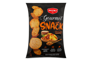 Снек Gourmet з карамелізованою цибулею 100г Detki
