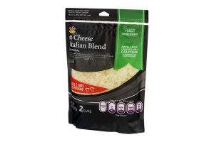 Ahold 6 Cheese Italian Blend Finely Shredded