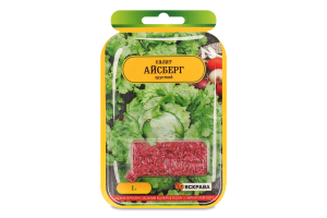 Насіння Салат Айсберг інкрустоване 1г Яскрава