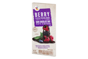 Ahold Dark Chocolate Bar Berry Your Problems