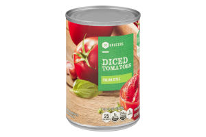 SE Grocers Diced Tomatoes Italian Style