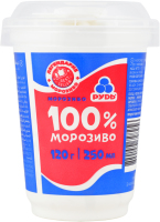 Мороженое с комбинированным составом сырья 100% мороженое Рудь ст 120г
