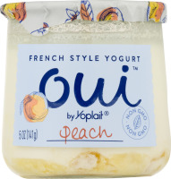 Yoplait Oui French Style Yogurt Peach