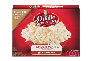 Orville Redenbacher's Gourmet Popping Corn Tender White - 6 CT