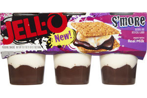 JELL-O S'more Pudding Snacks - 6 CT