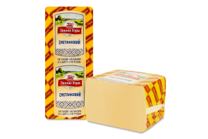 Сир 50% твердий Сметанковий Звени Гора кг