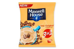 Напиток кофейный растворимый 3в1 Original Maxwell House м/у 30х18г