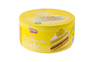 Торт бісквітний ChocoBanana Cake Tarta к/у 400г