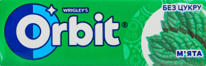 Резинка жевательная без сахара с подсластителями Мята Orbit м/у 14г