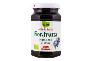 Джем чорничний органічний пастеризований Bio Fiordifrutta с/б 260г