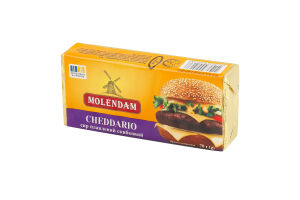 Сыр плавленый 40% ломтевой Cheddario Molendam м/у 70г