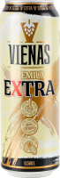 Пиво 588мл 5.2% світле фільтроване пастеризоване Extra Vienas з/б