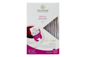 Чай фруктовый Королевский десерт Palmira к/у 15х3.2г
