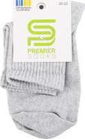 Шкарпетки Premier socks Економ сер рез сірі р20-22