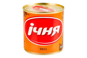 Молоко згущене нежирне варене з цукром Іриска Ічня з/б 370г