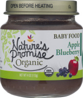 Nature's Promise Organic Baby Food Apple Blueberry 6m+