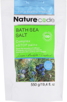 Сіль морська д/ванн Стоп пейн 550г д/п Нейче Код