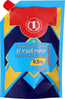 Продукт сгущенный 8.5% с молоком и сахаром ТМ "1" д/п 290г